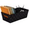 Simplify Storage Shelf Tote, 14.5 in L, 7.6 in W, 14.5 in H, Black, Plastic 25099-BLACK - alternate 4